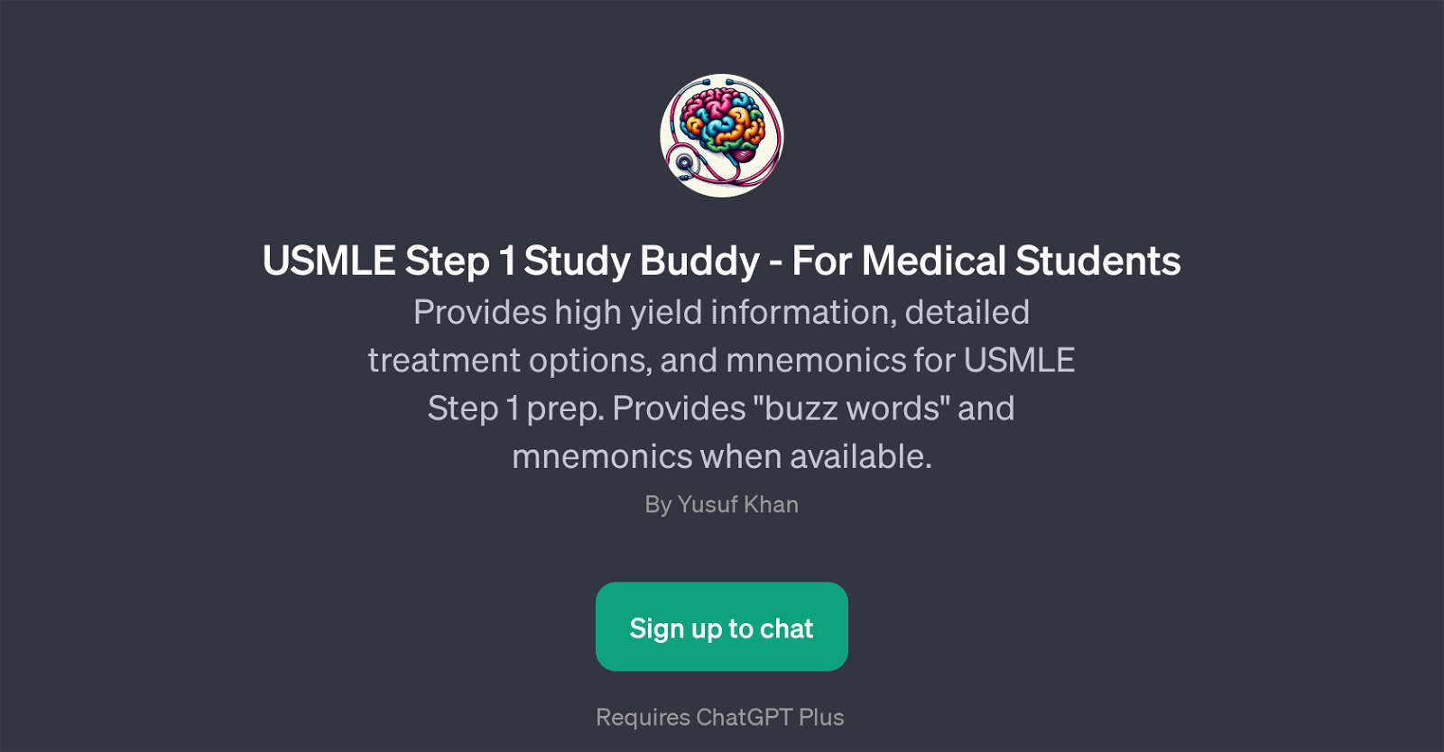 USMLE Step 1 Study Buddy - For Medical Students website