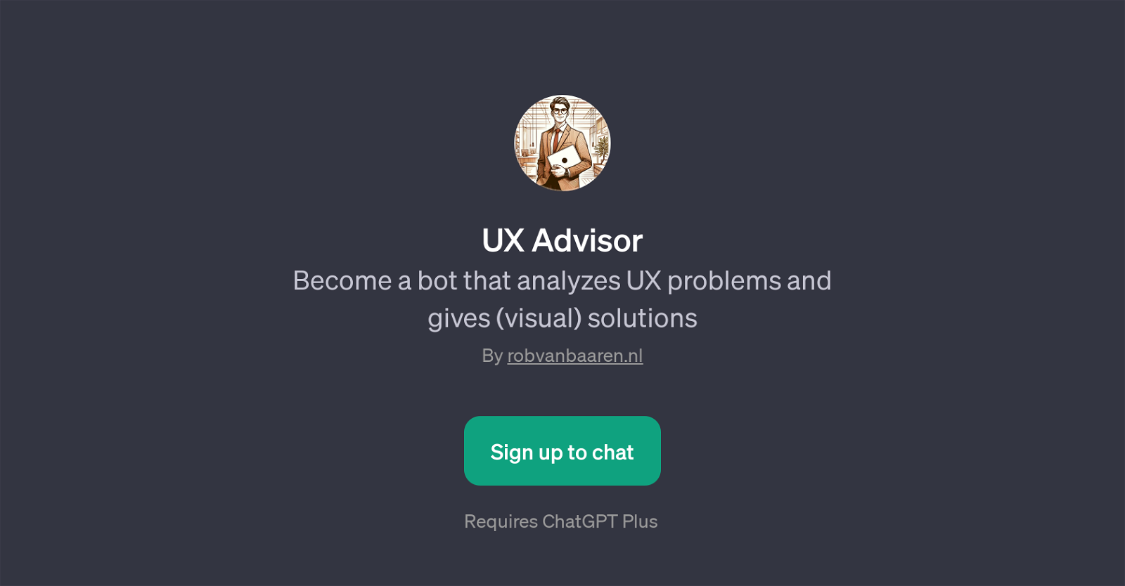 UX Advisor website