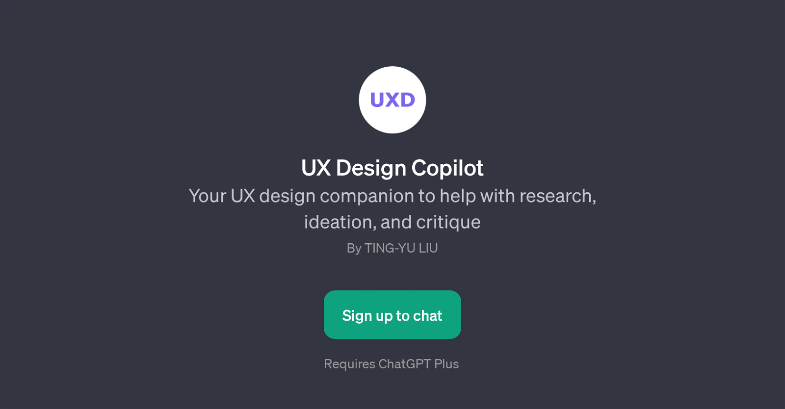 UX Design Copilot website