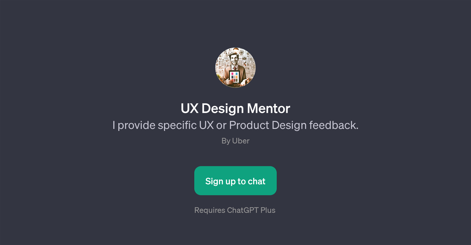 UX Design Mentor website