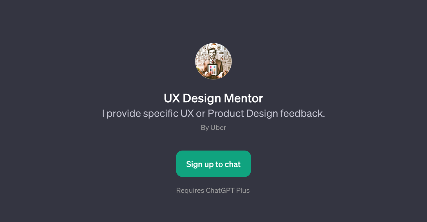UX Design Mentor website