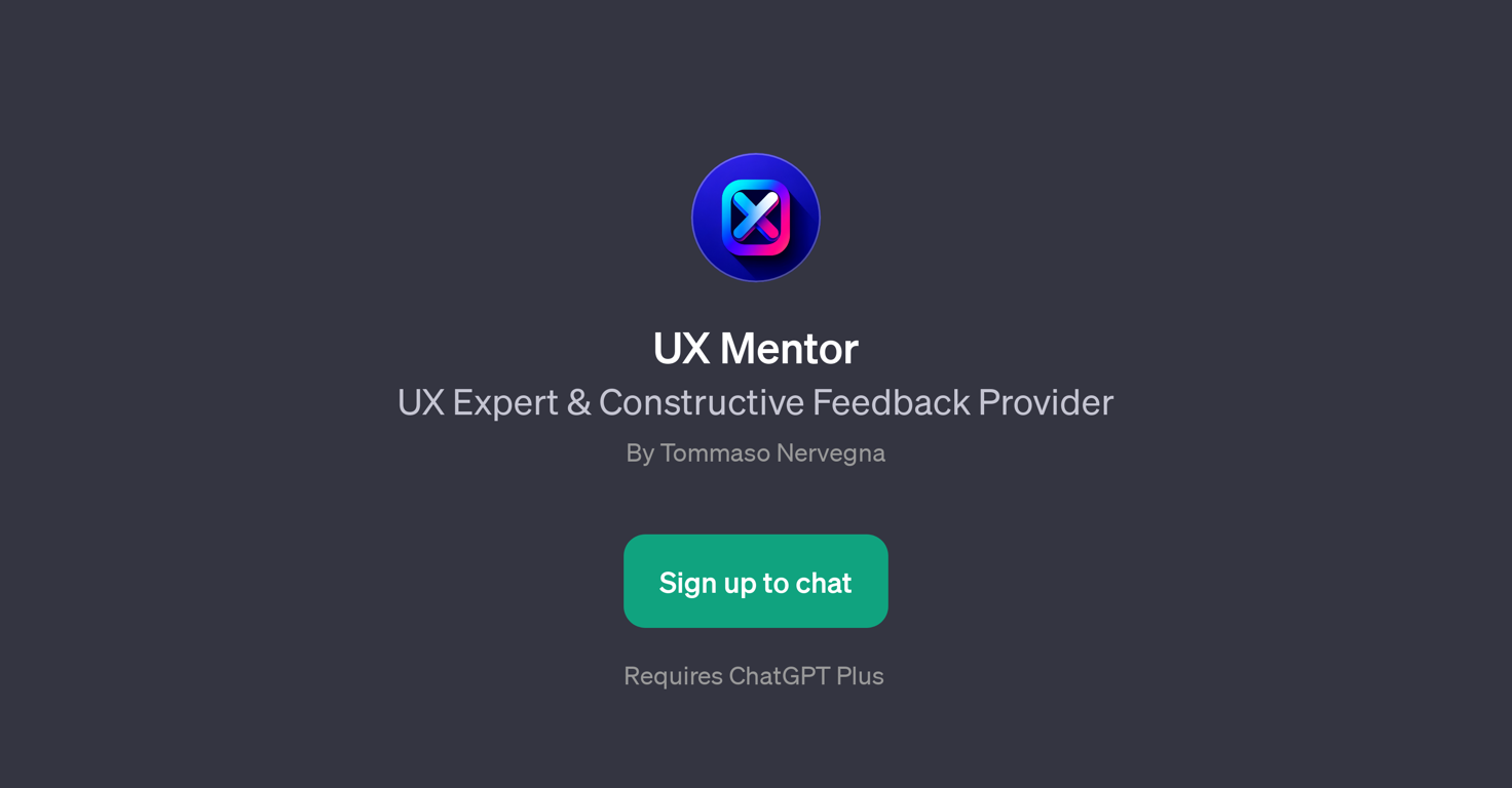 UX Mentor website