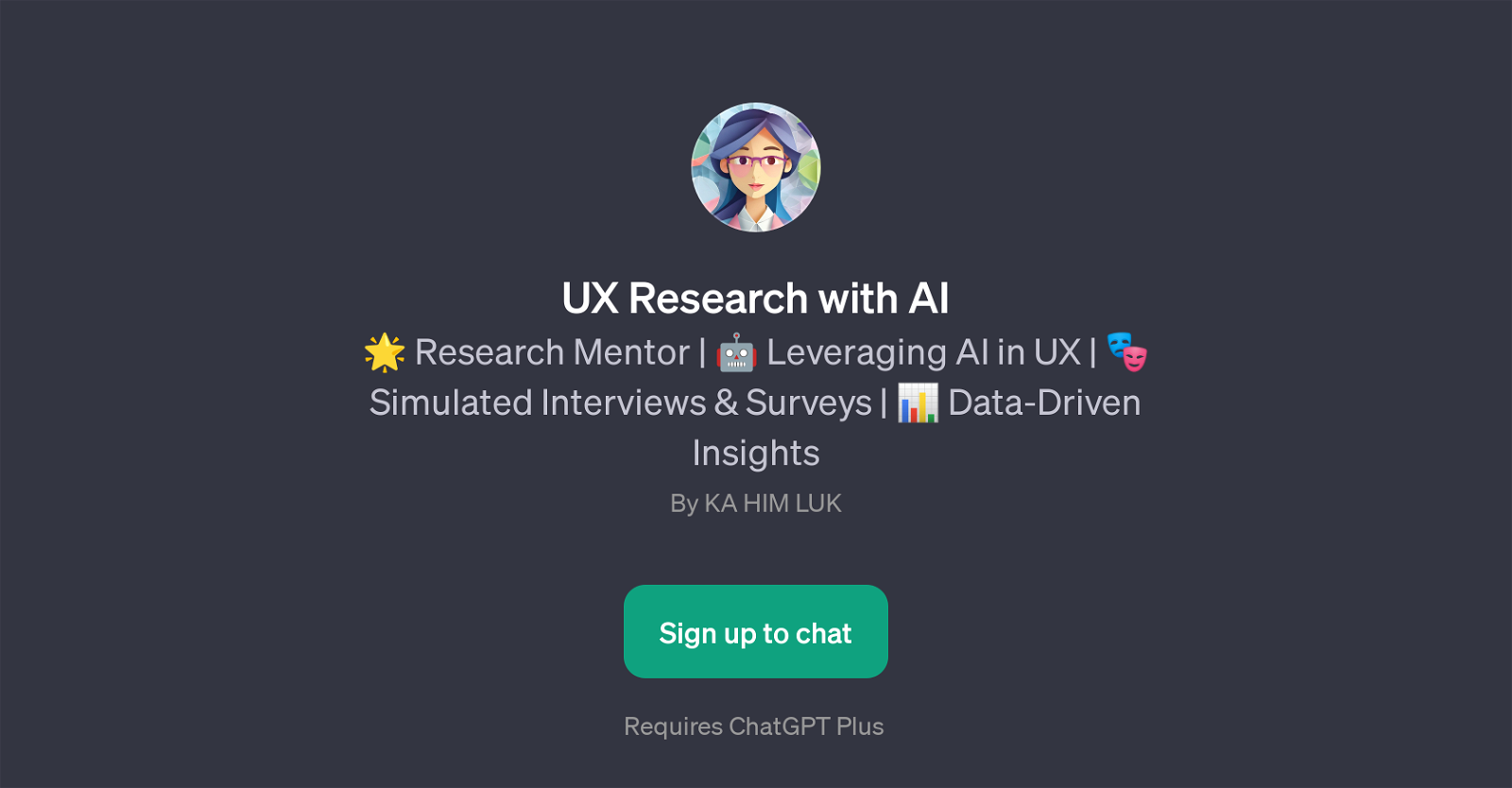UX Research with AI website