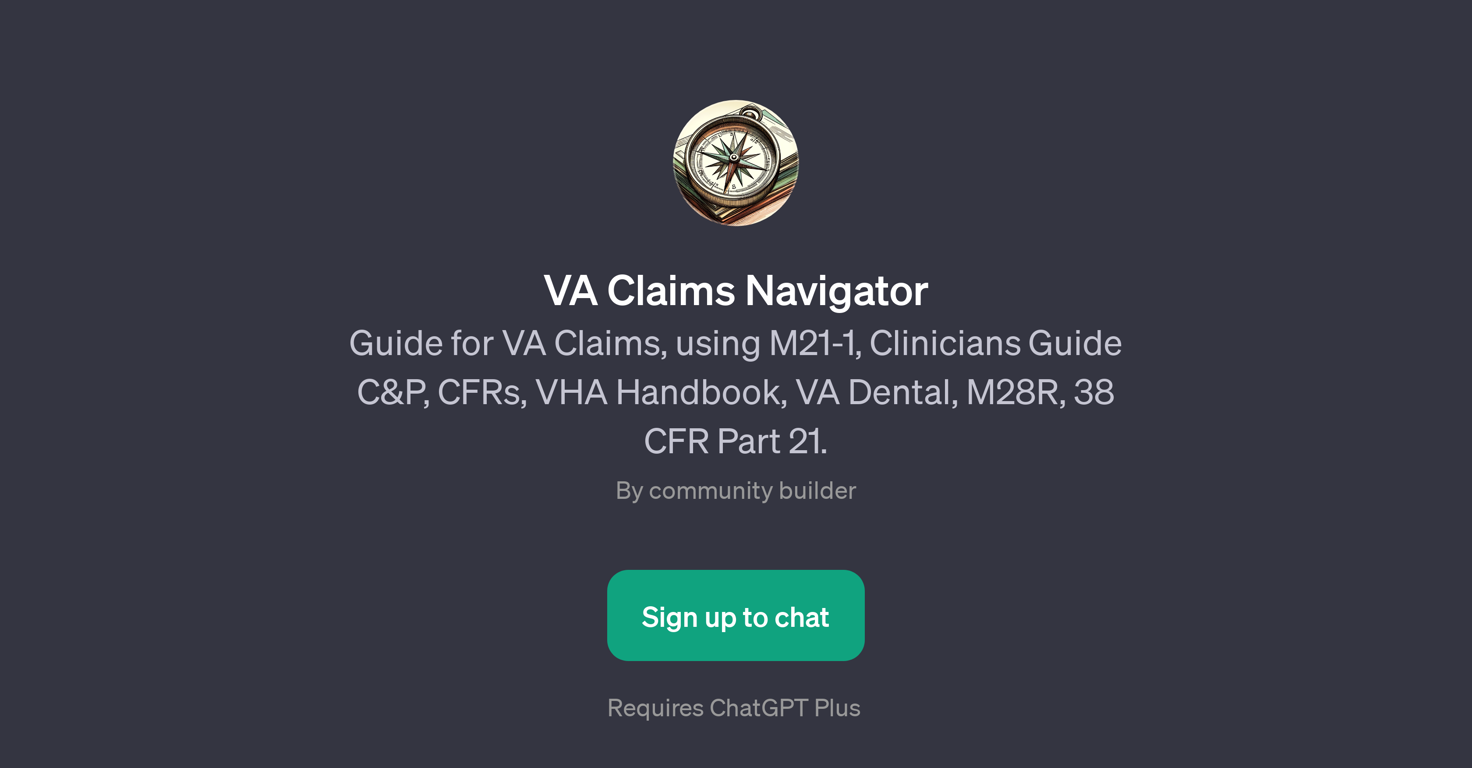 VA Claims Navigator website