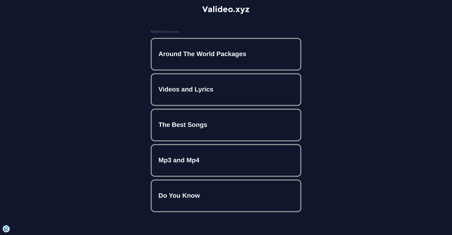 Valideo website