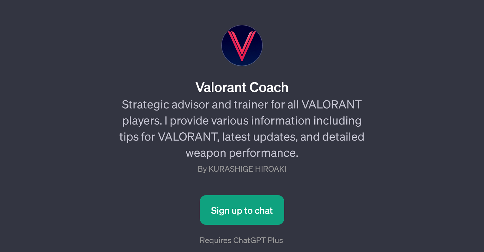 Valorant Coach website