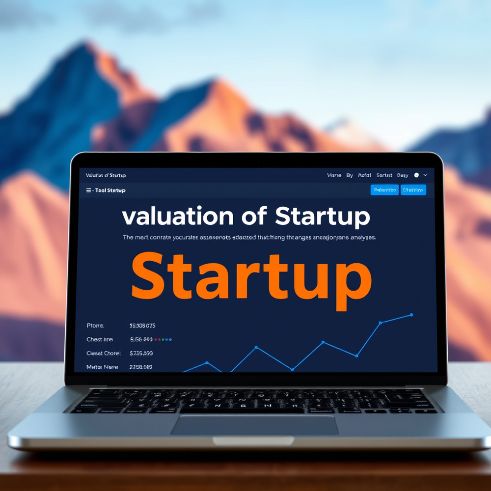 valuation of startup website