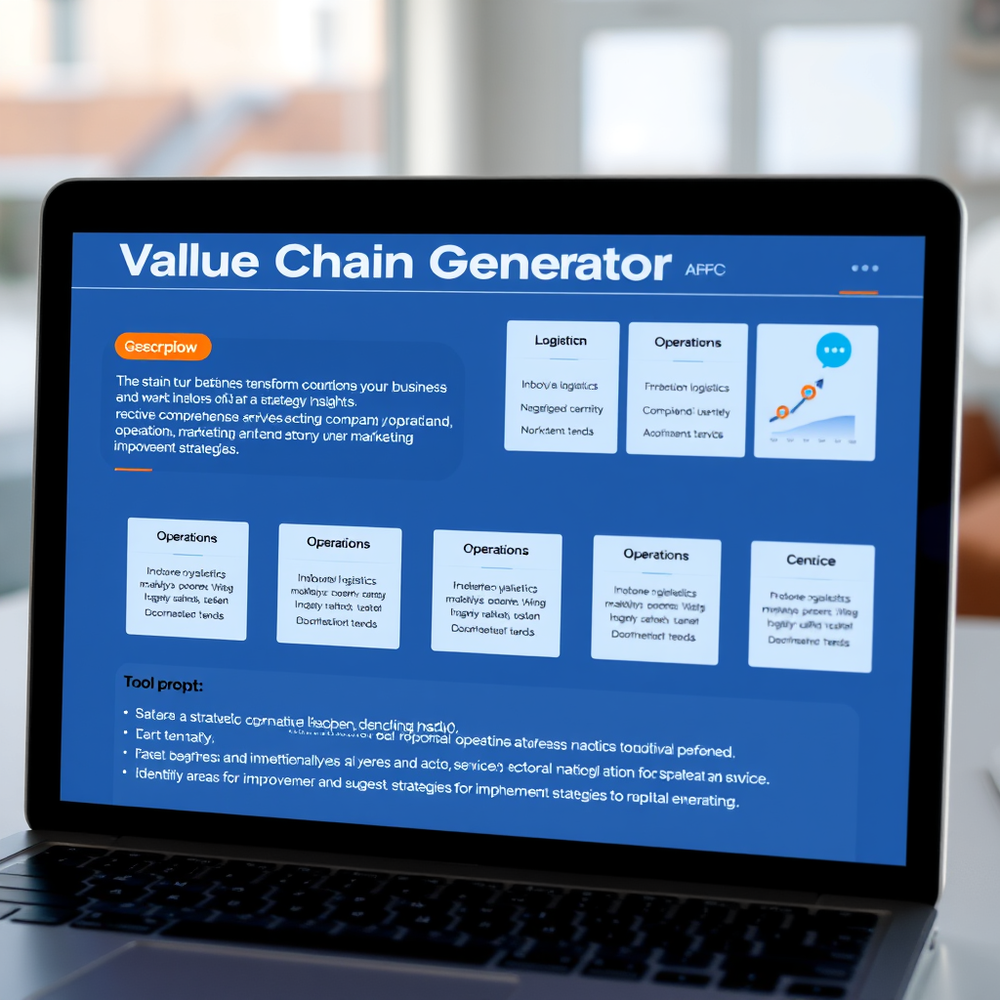 Value Chain Generator website