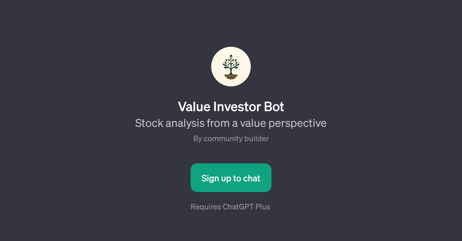Value Investor Bot website