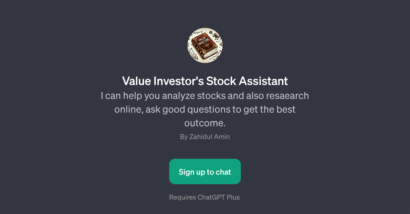 Value Investor's Stock Assistant website