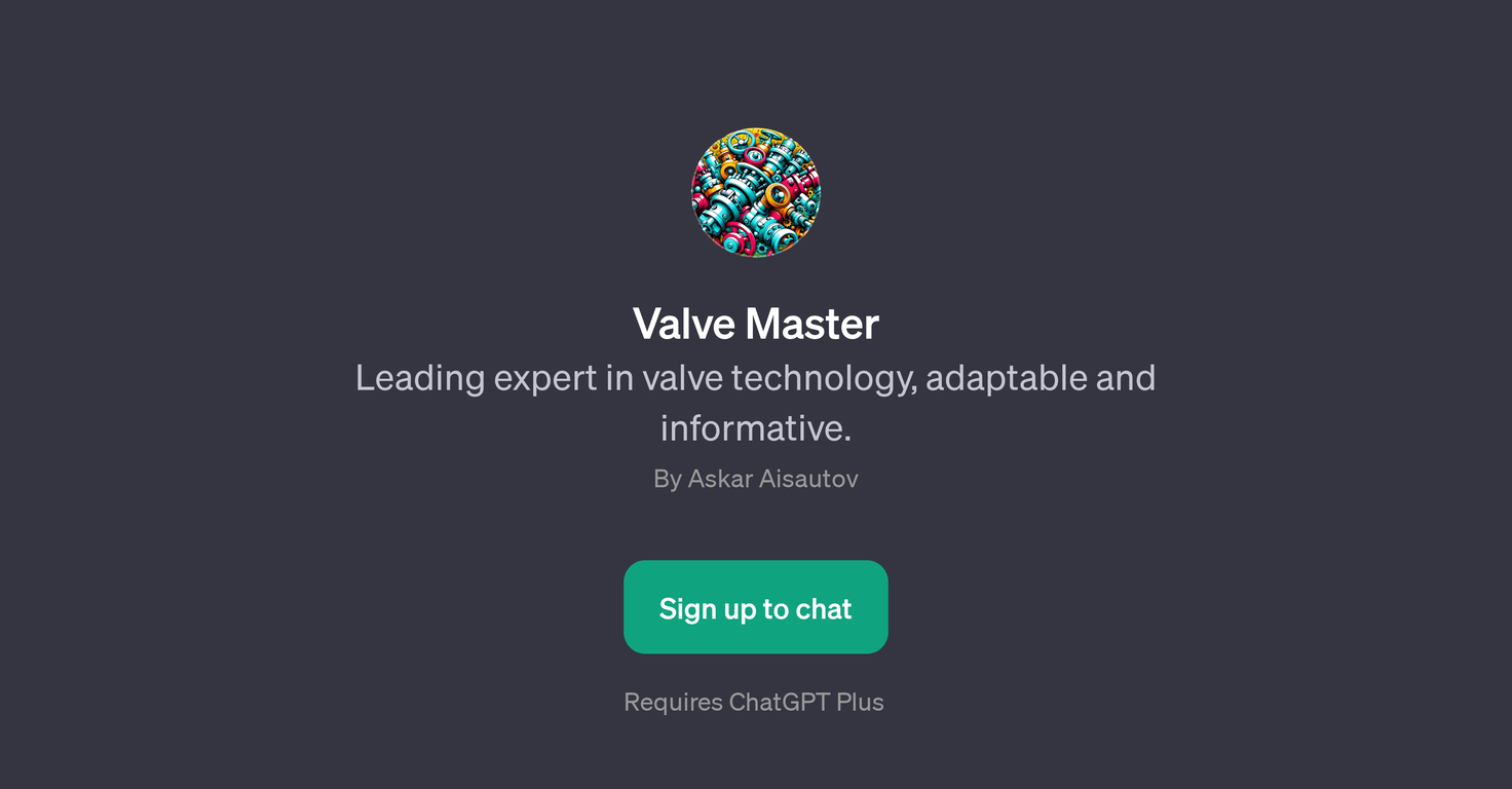 Valve Master website