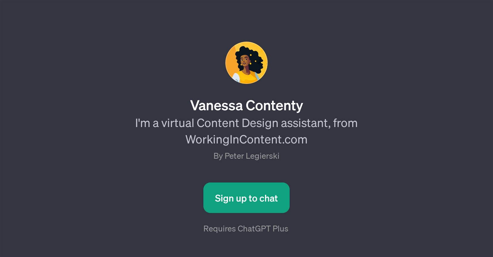 Vanessa Contenty website