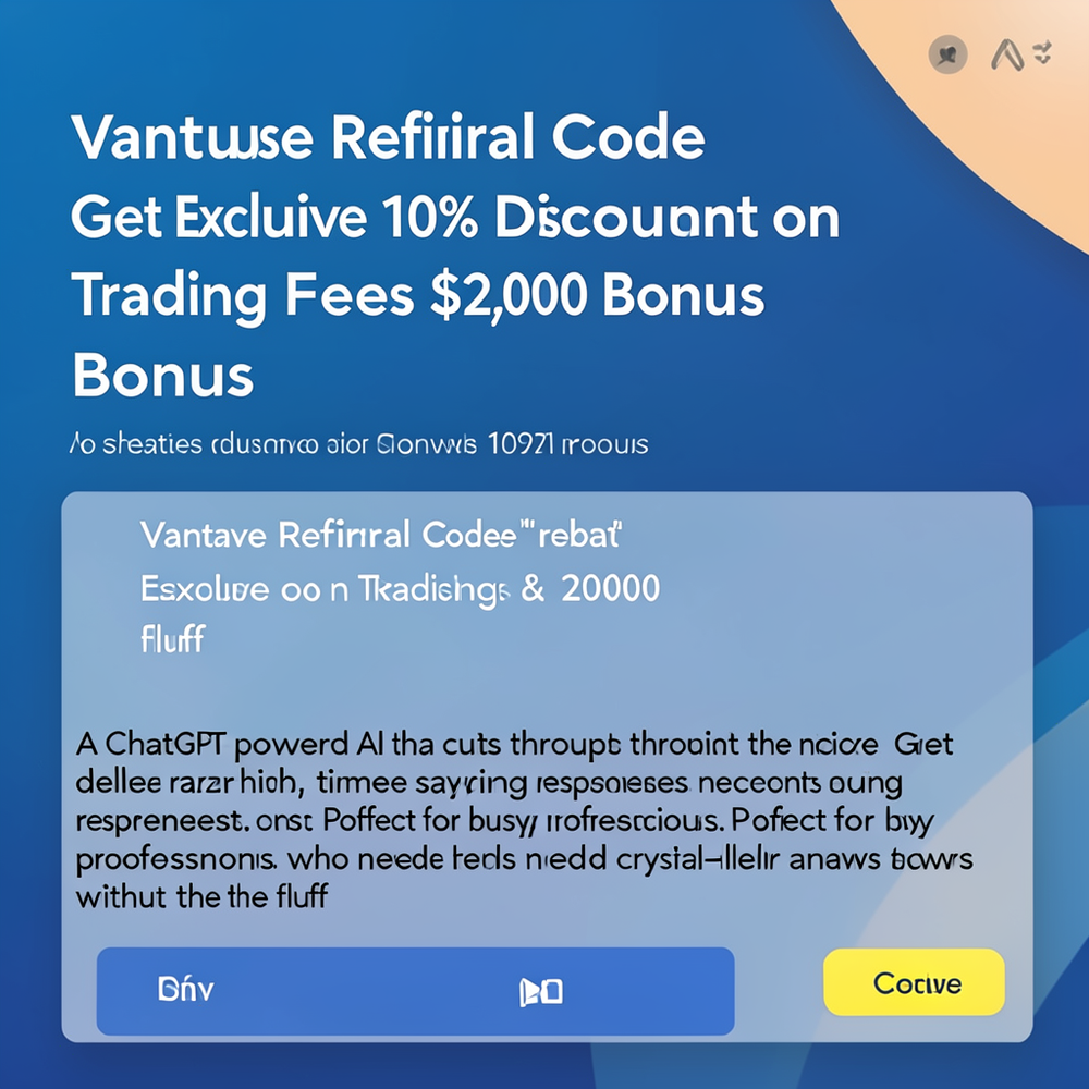 Vantage Referral Code "rebate" Get Exclusive 10% Discount on Trading Fees & $2,000 Bonus website