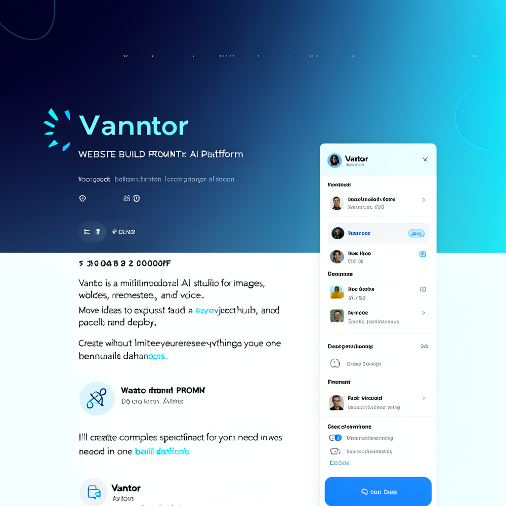 Vantor Al website
