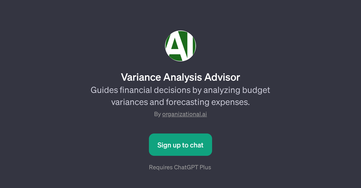 Variance Analysis Advisor website
