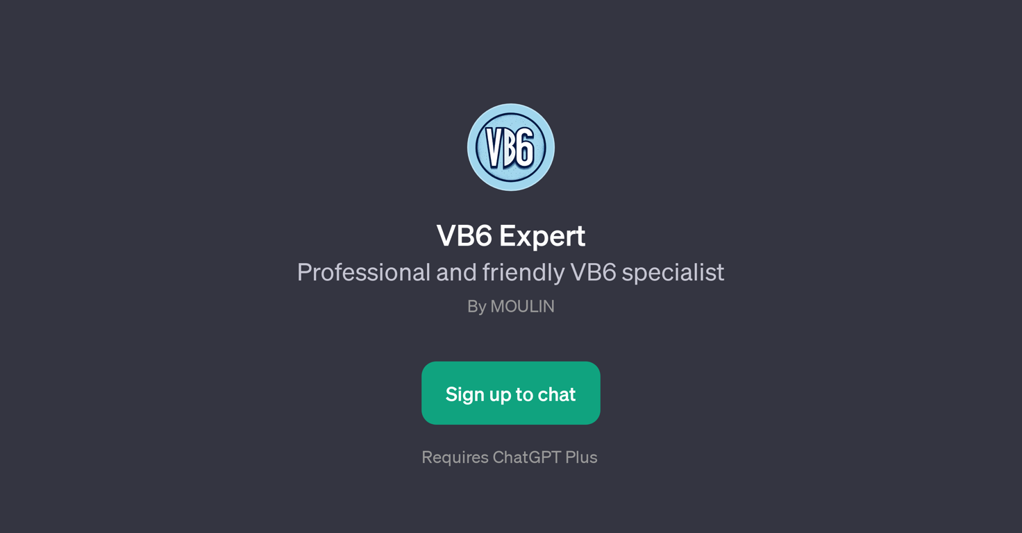 VB6 Expert GPT website
