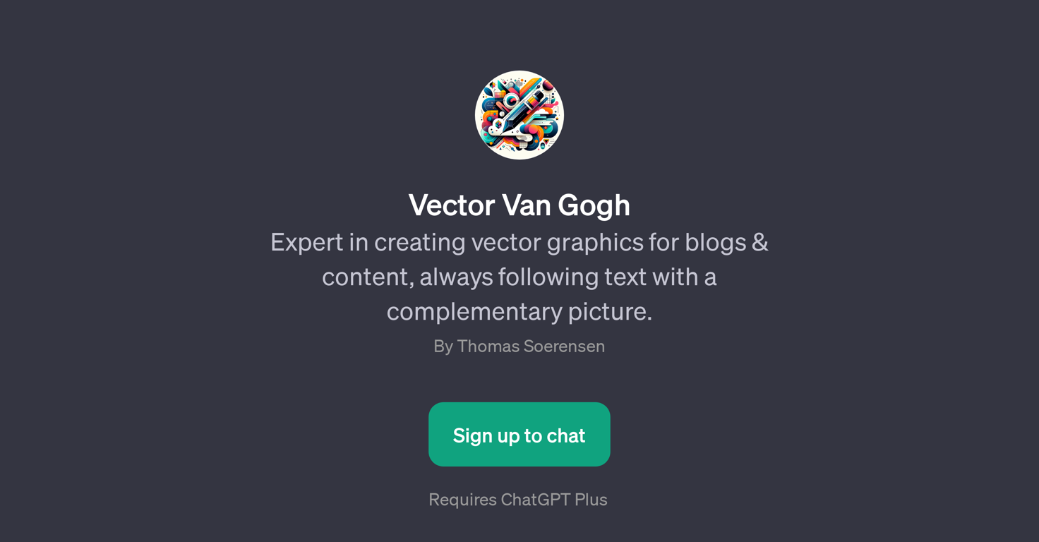 Vector Van Gogh website