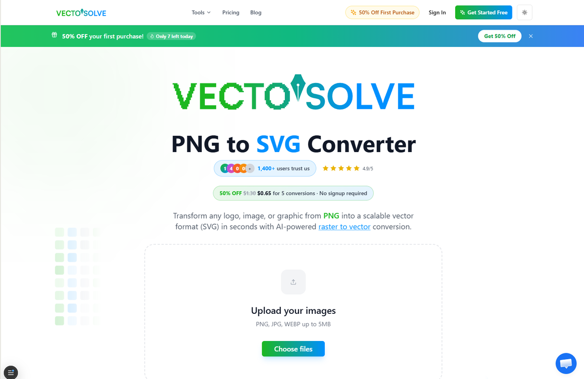 VectoSolve website