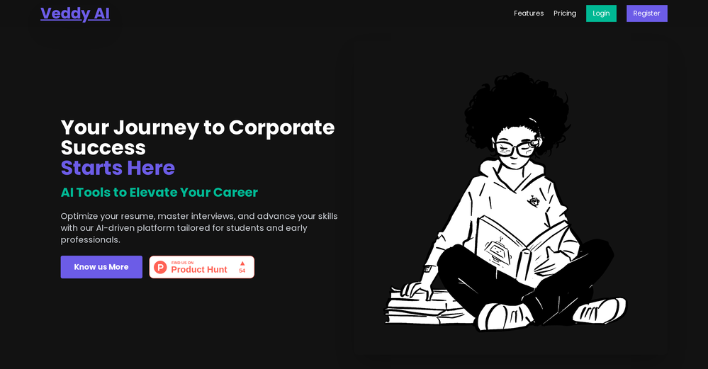 Veddy AI website