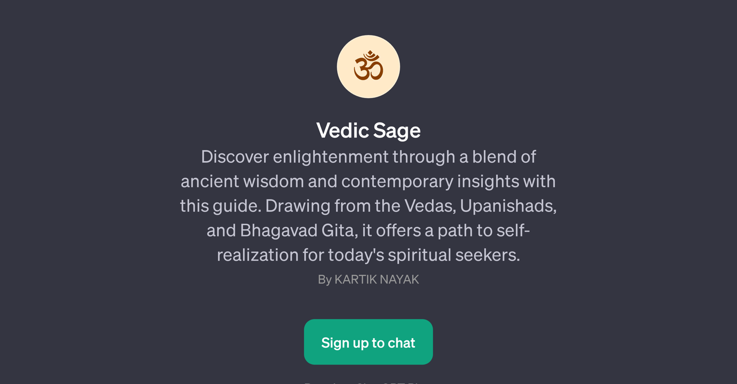 Vedic Sage website