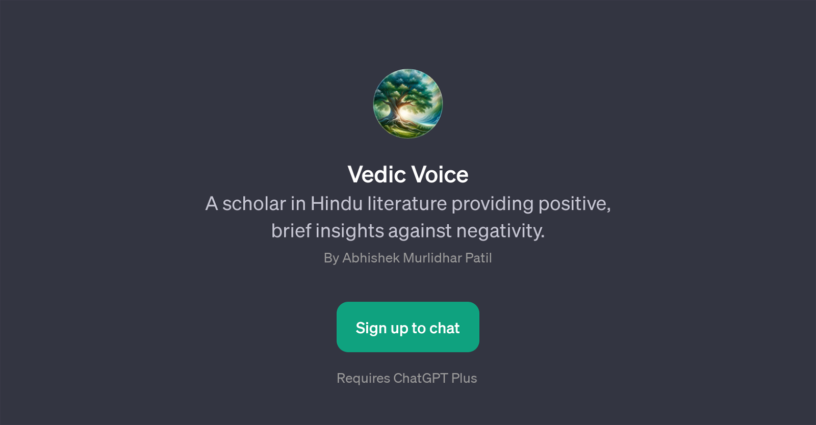 Vedic Voice website