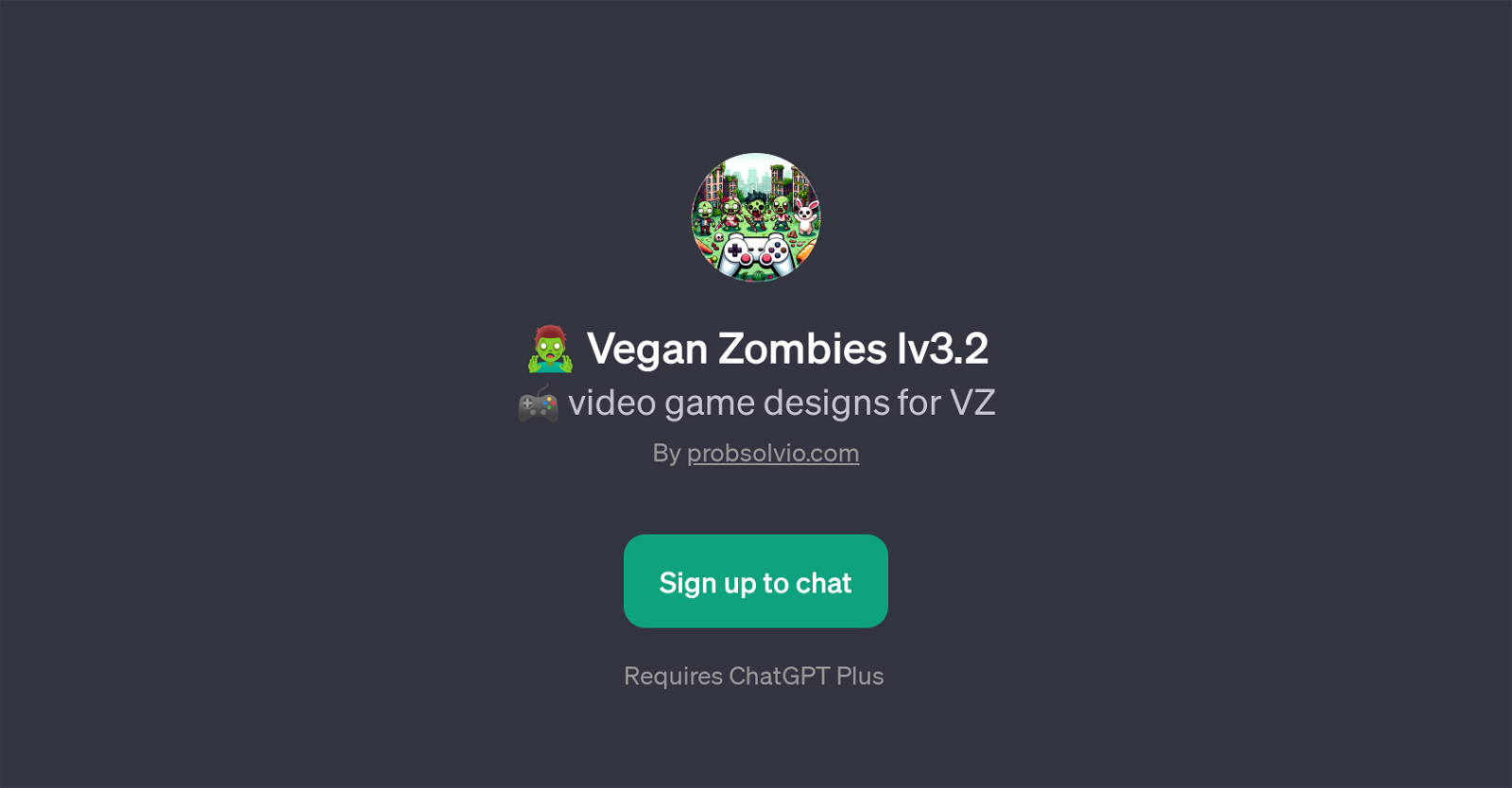 Vegan Zombies lv3.2 website