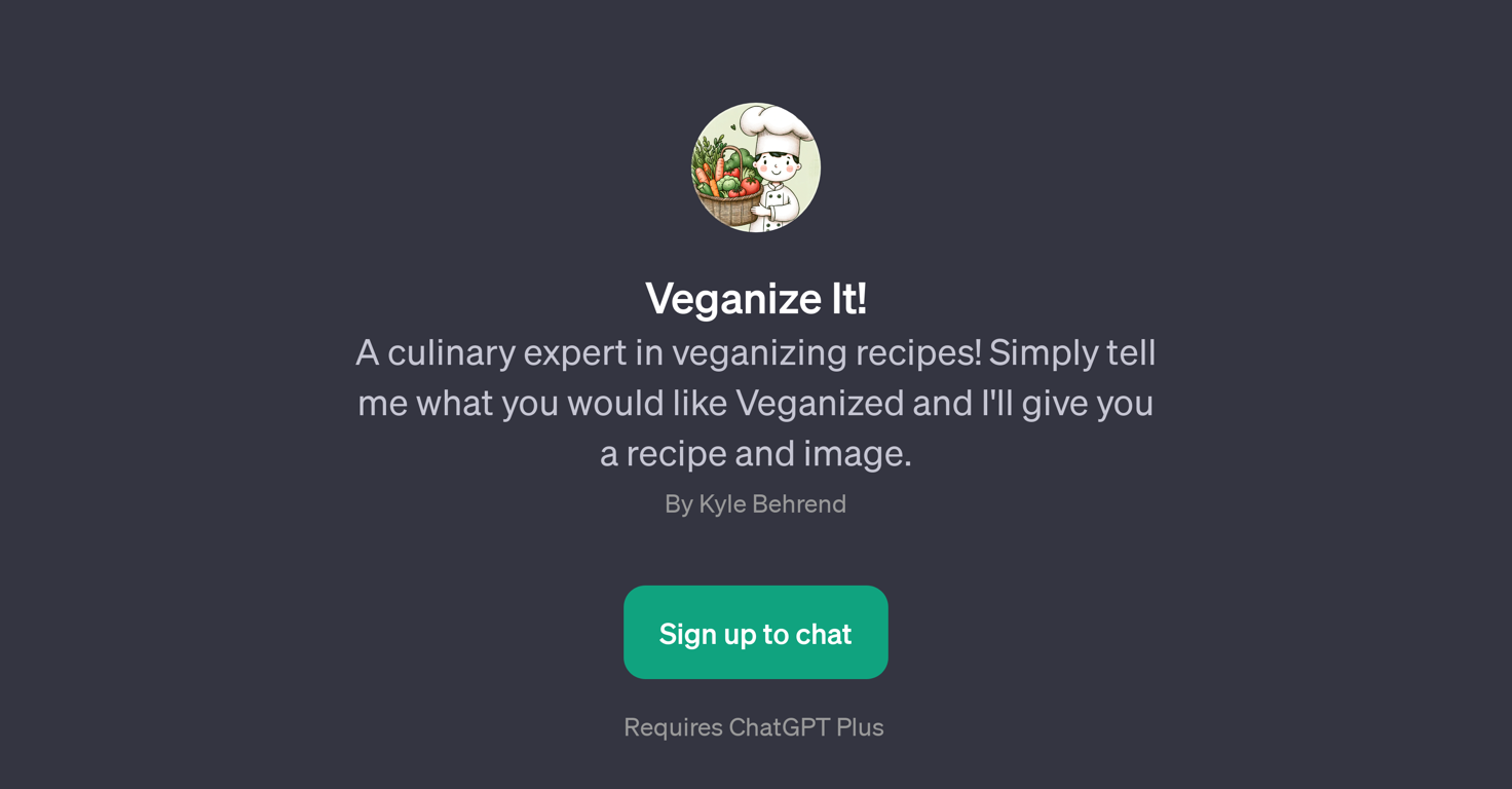 Veganize It! website