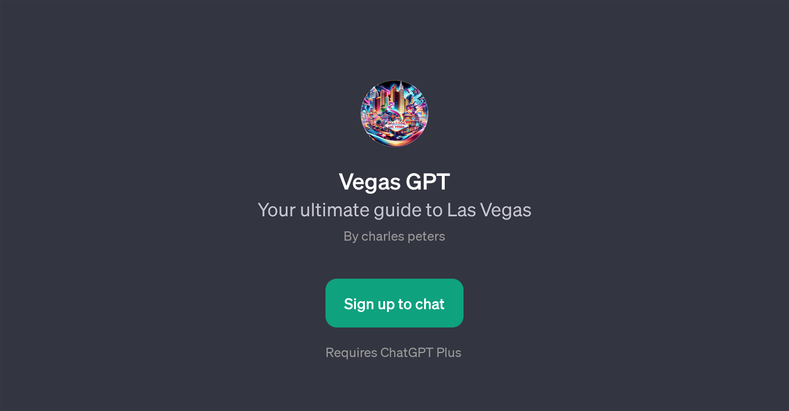 Vegas GPT website