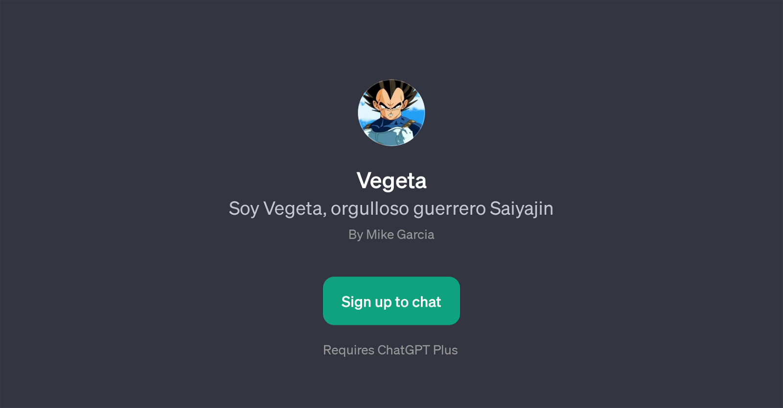 Vegeta website