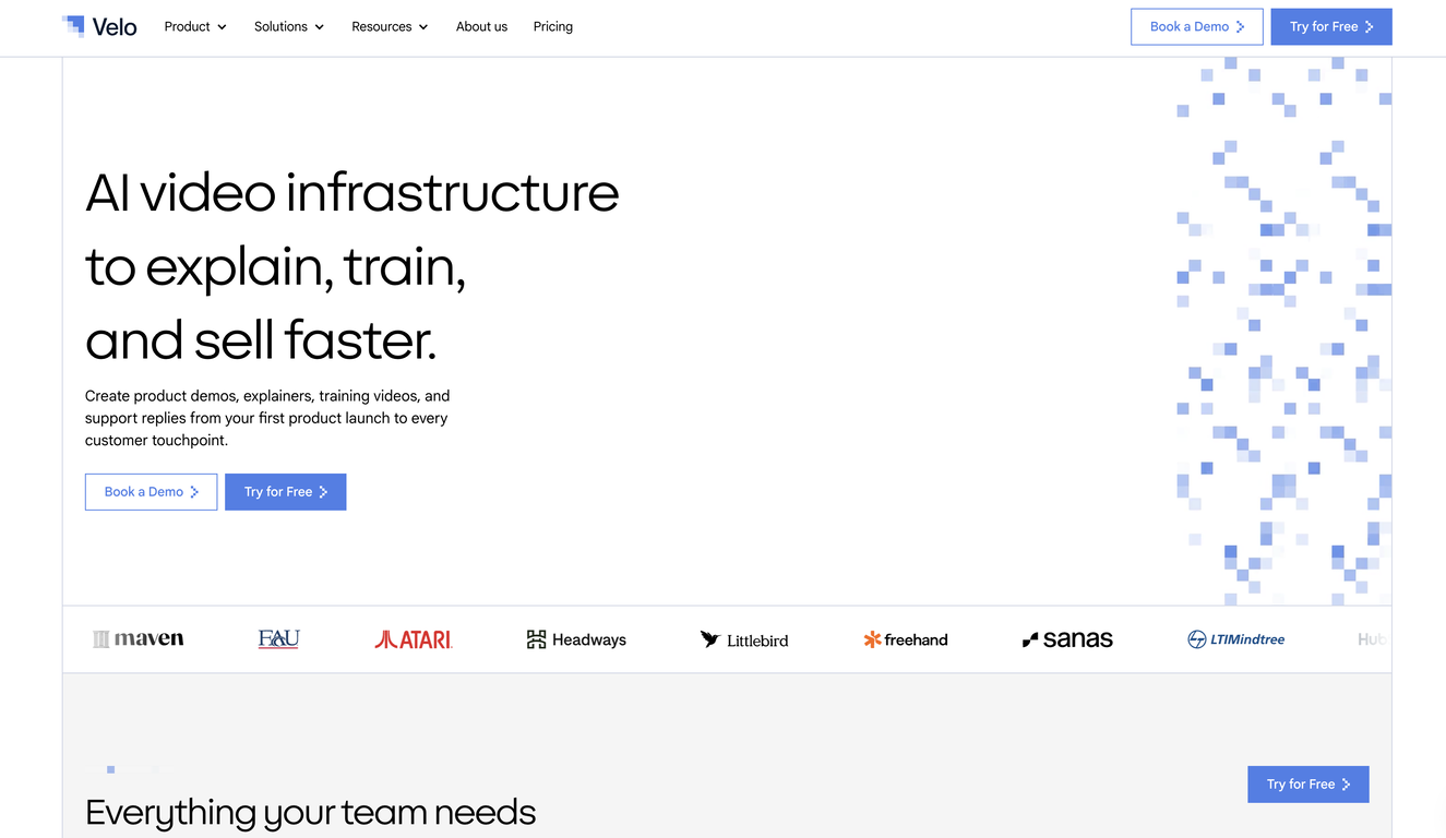 Velo website