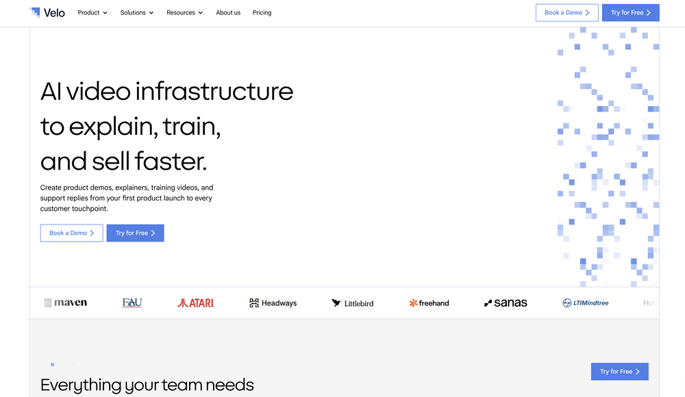 Velo website