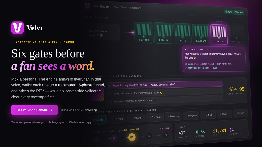 Velvr website