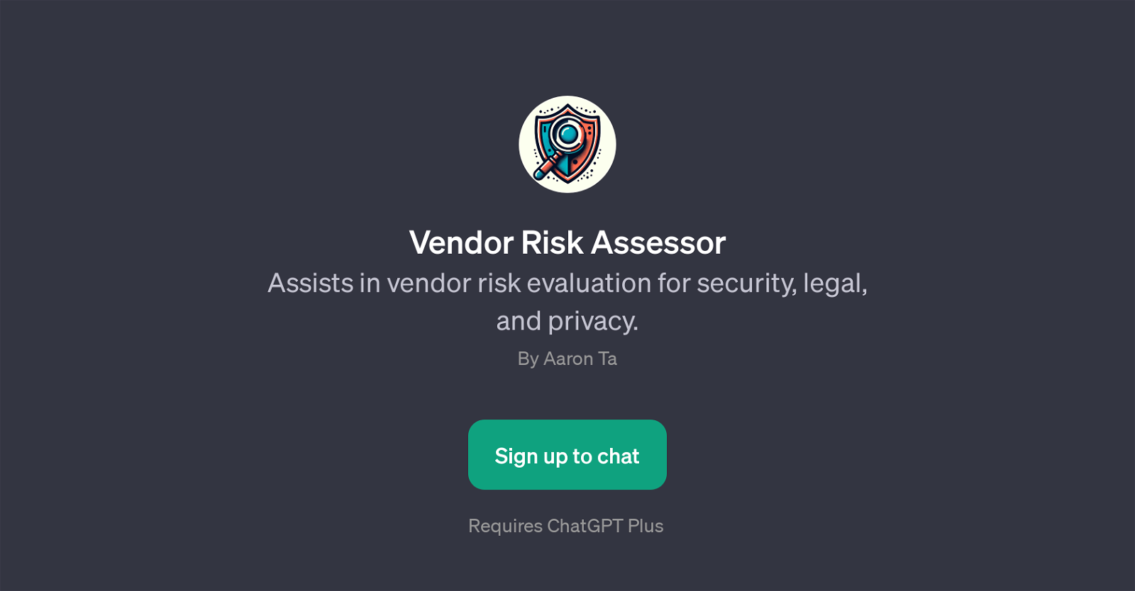 Vendor Risk Assessor website