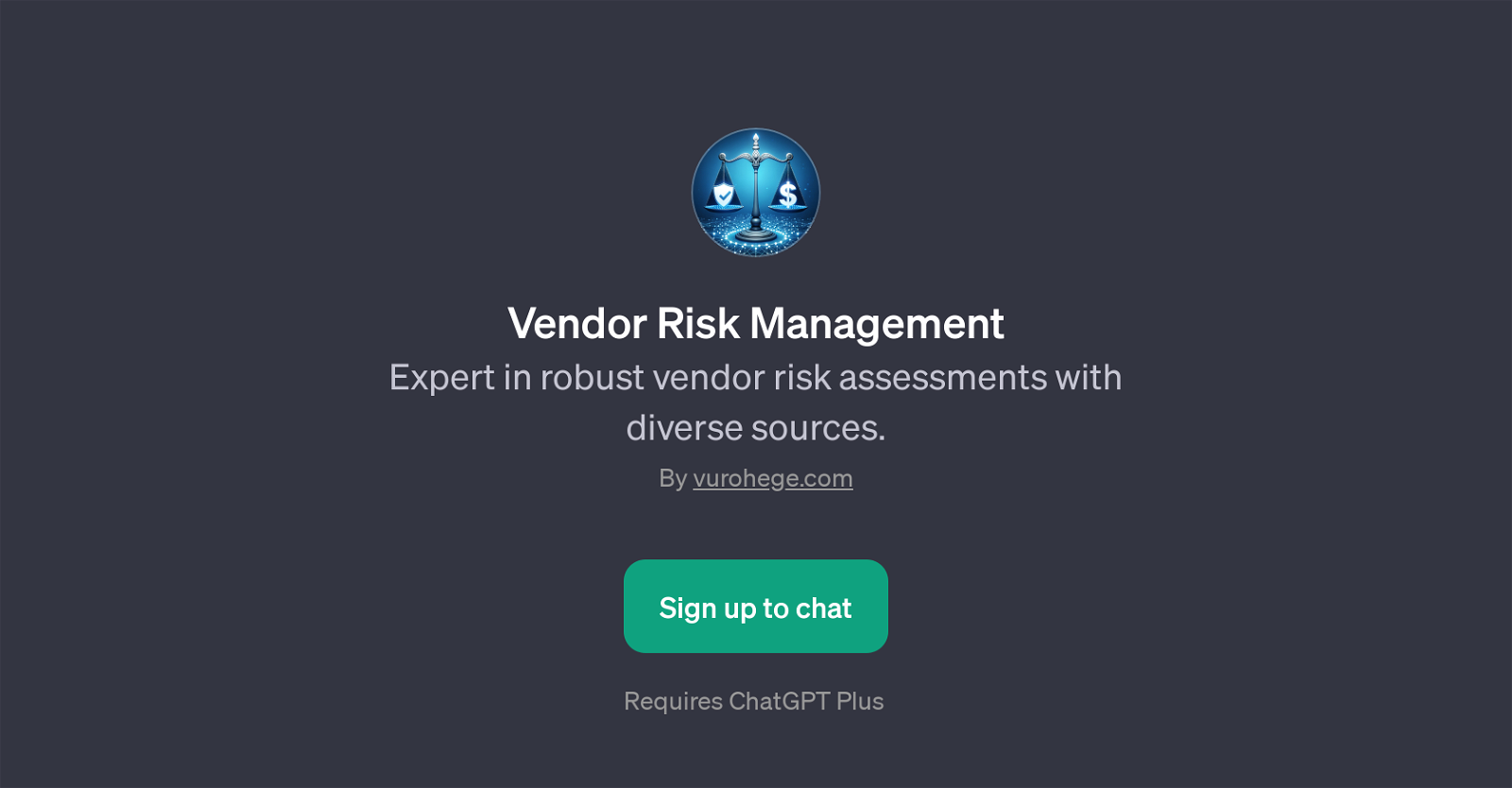 Vendor Risk Management website