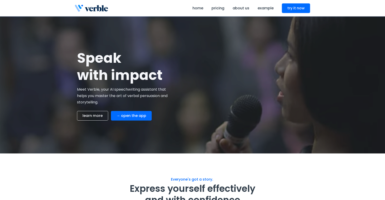 Verble website
