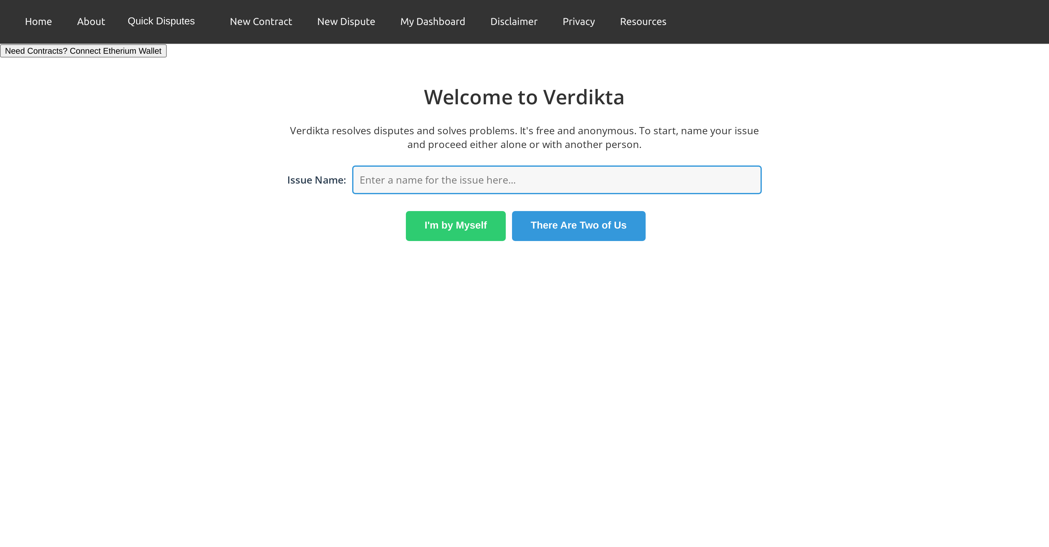 Verdikta website