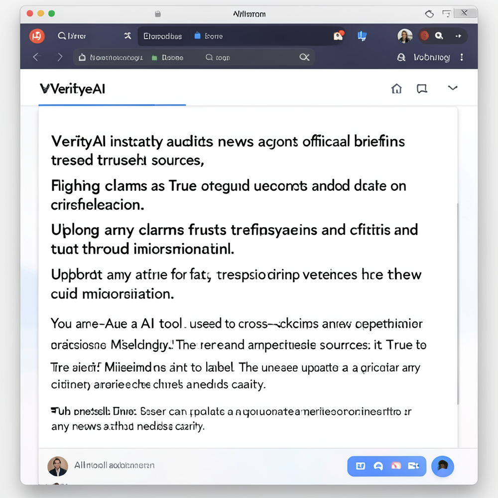 VerifyAI website