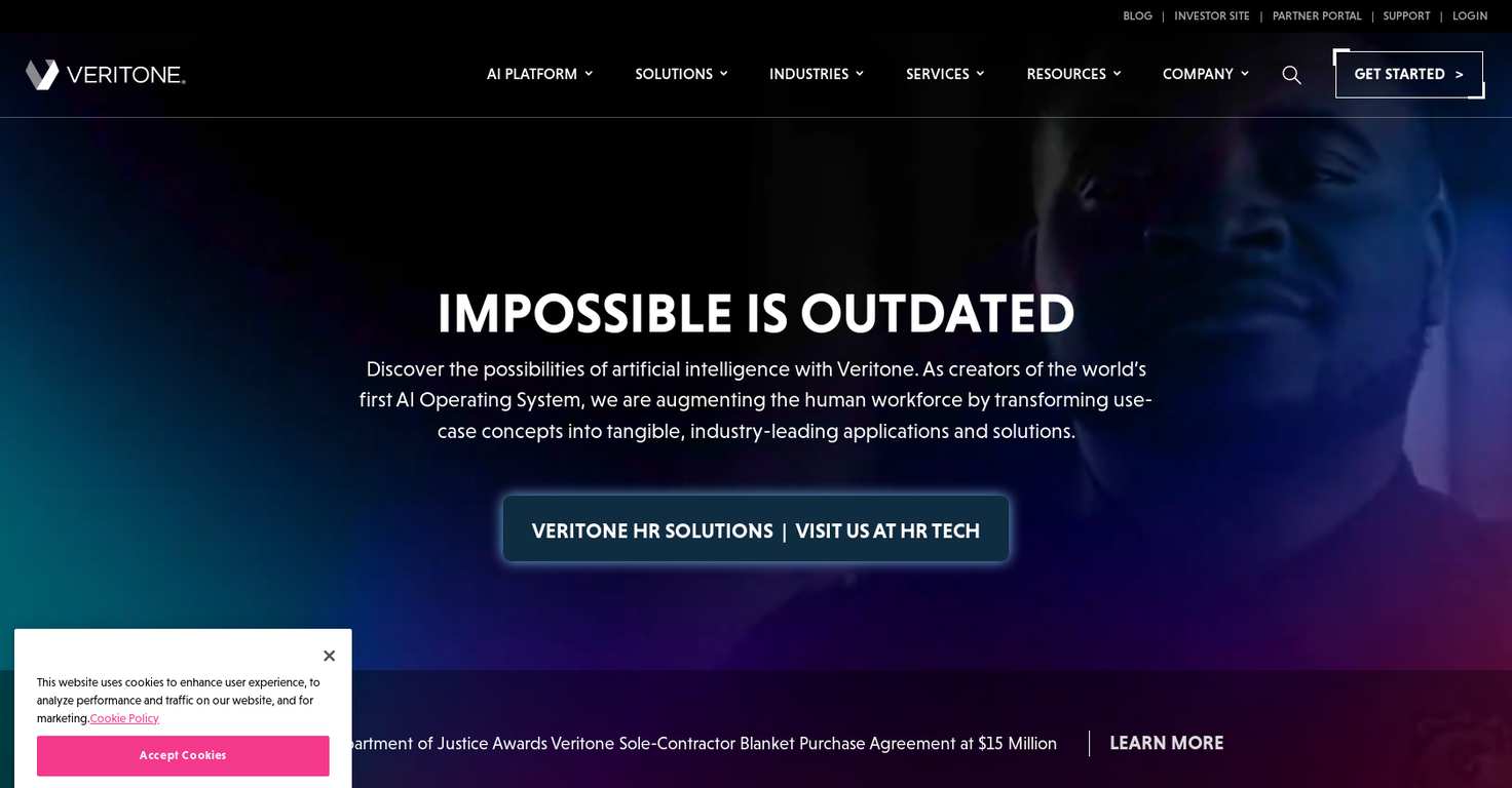 Veritone website