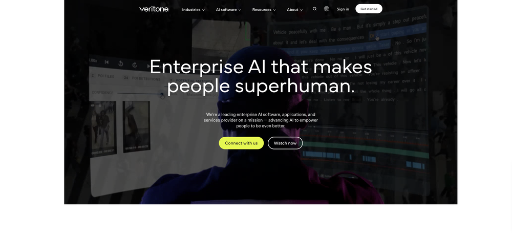 Veritone website