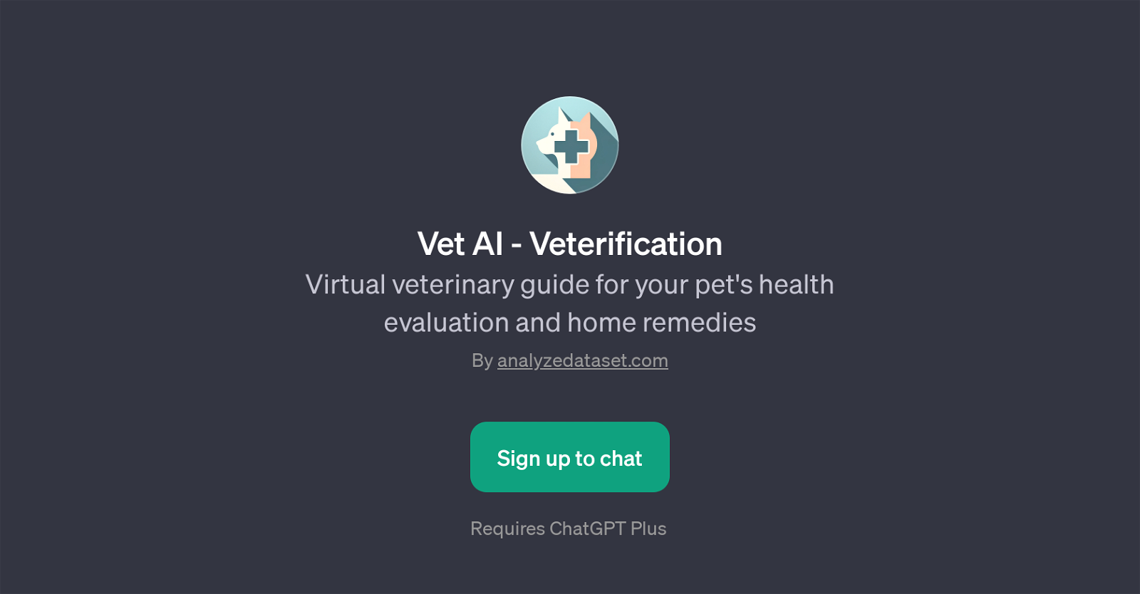 Vet AI - Veterification website