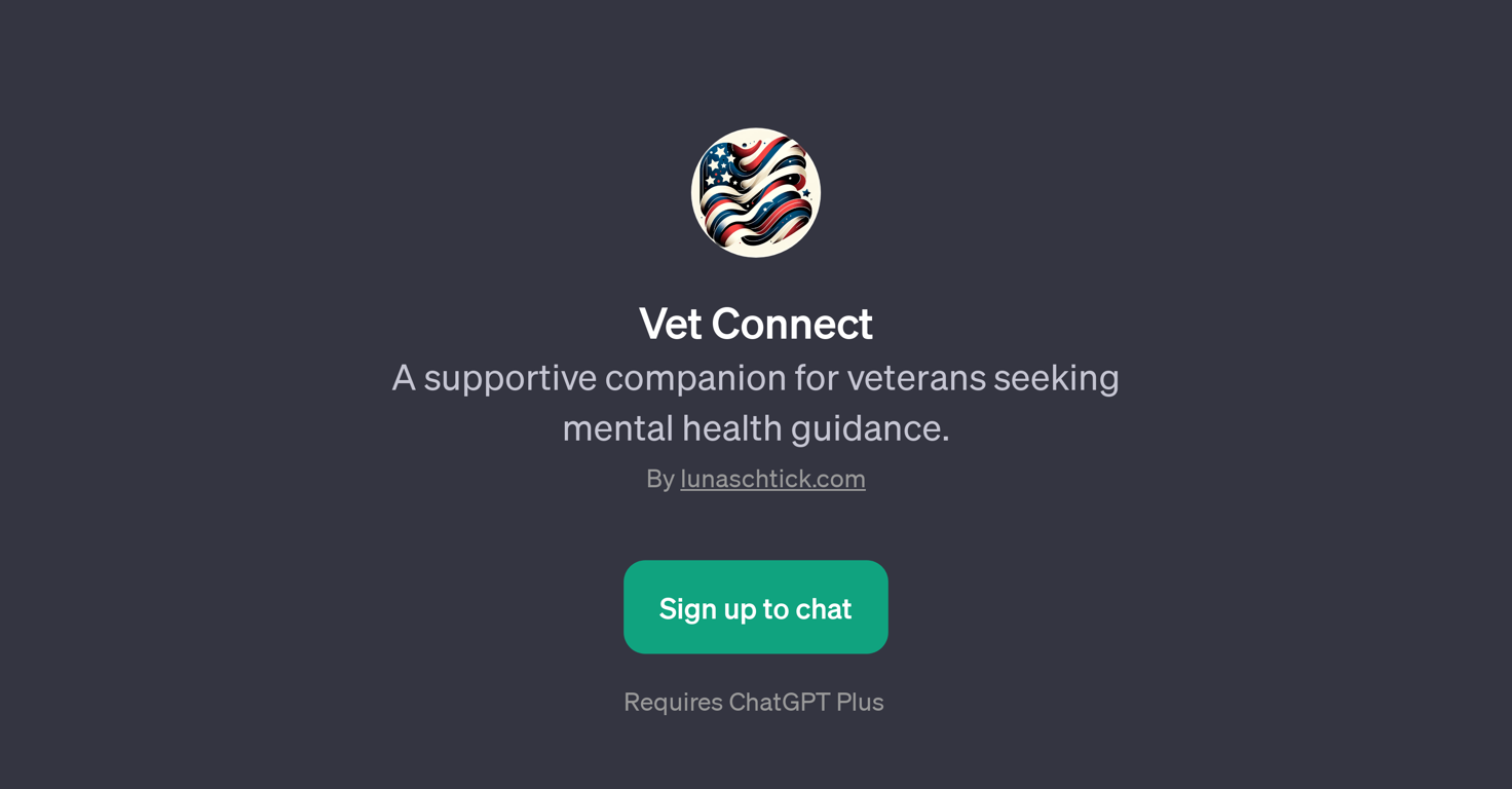 Vet Connect website