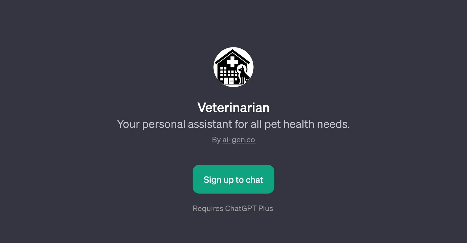 Veterinarian website
