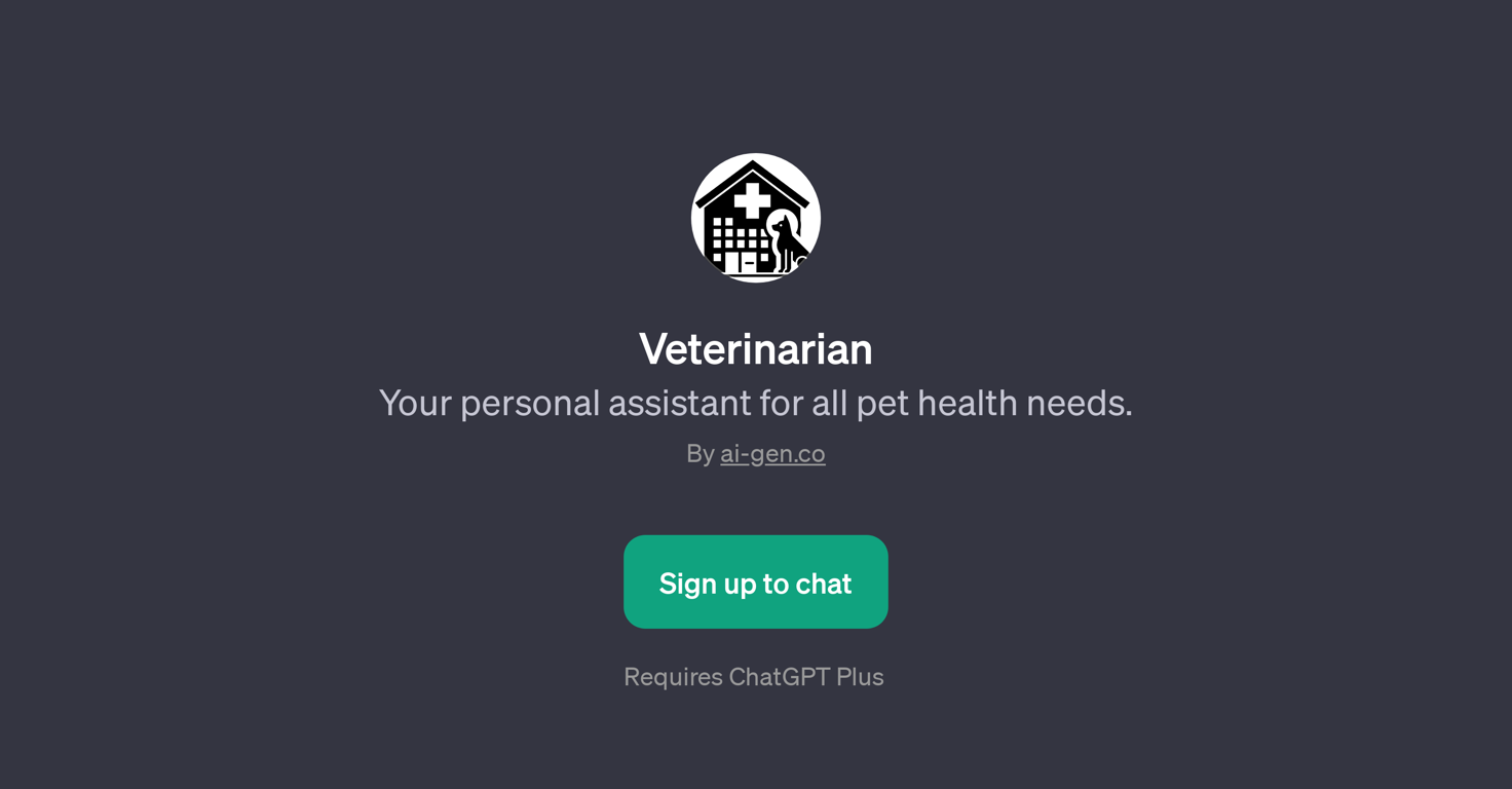 Veterinarian website
