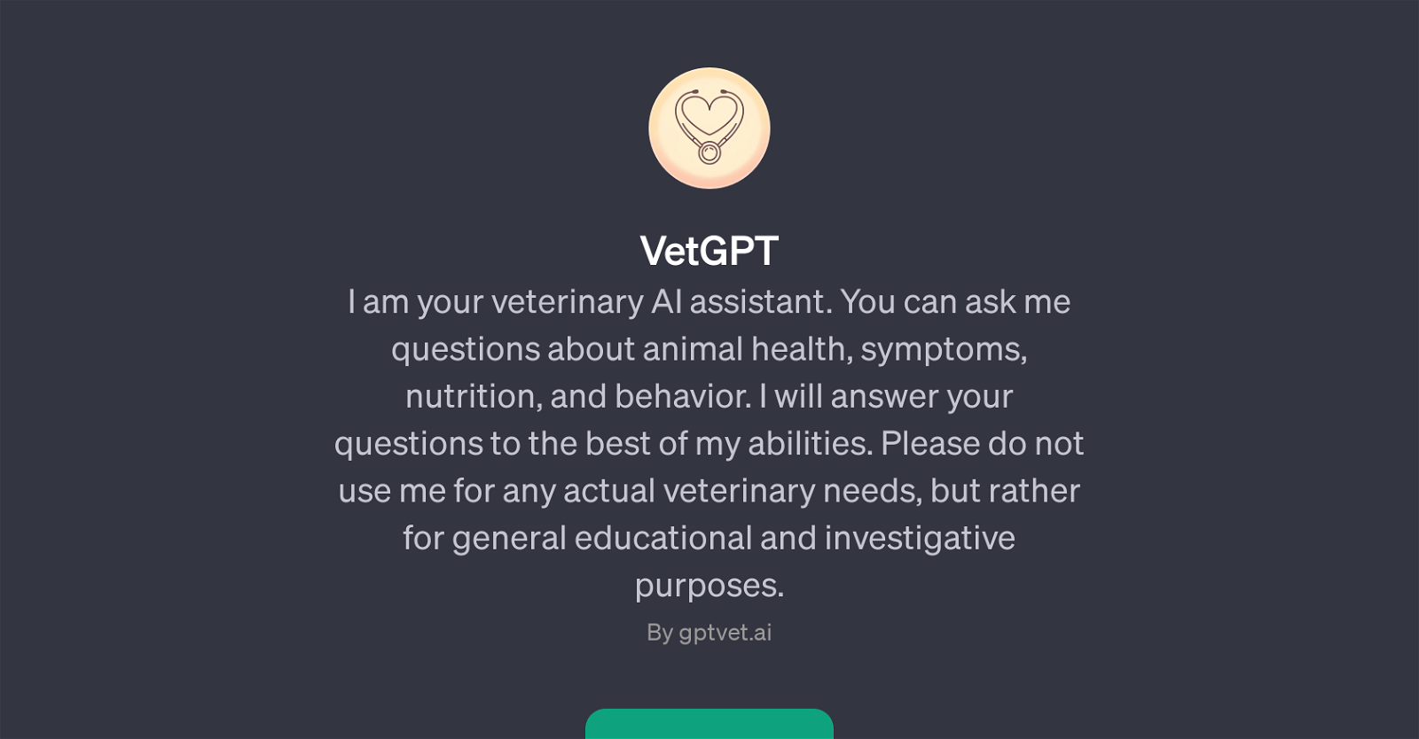 VetGPT website