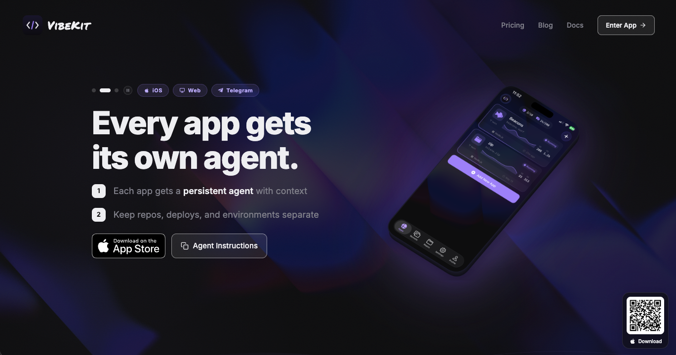 VibeKit website