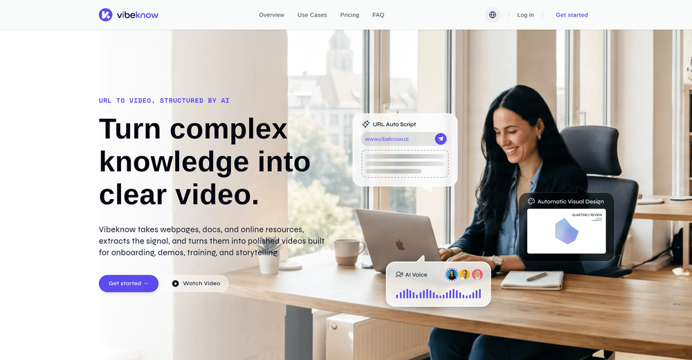 Vibeknow website