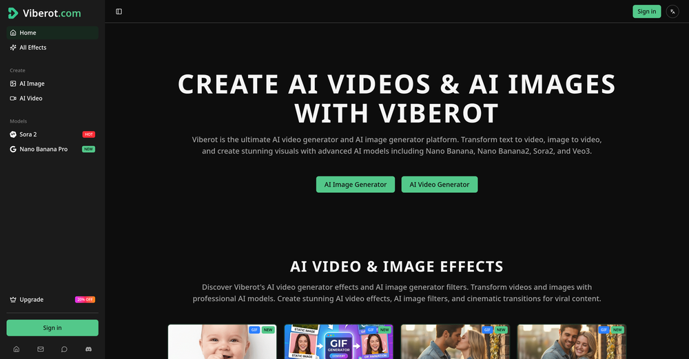 Viberot website
