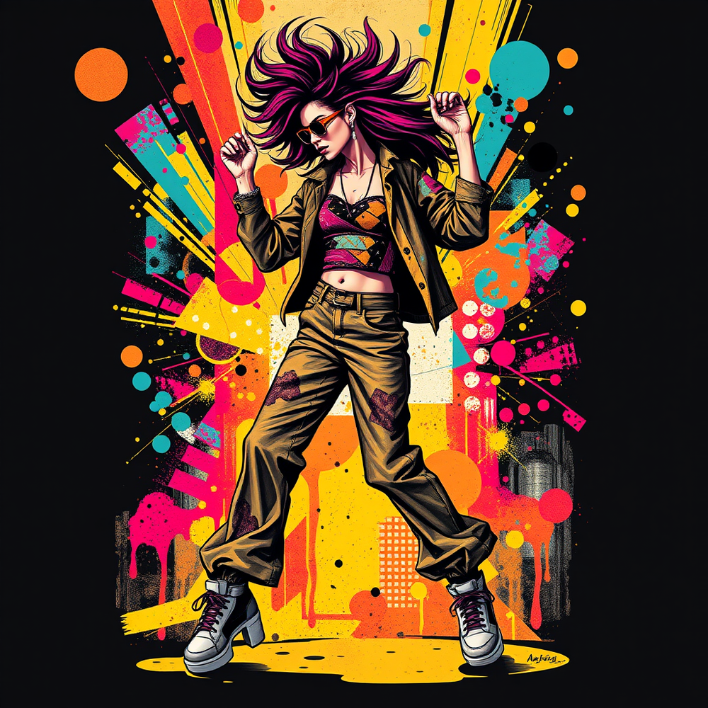 Vibrant Pop-Dada Fusion Featuring website