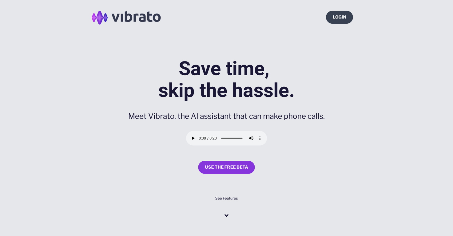 Vibrato website