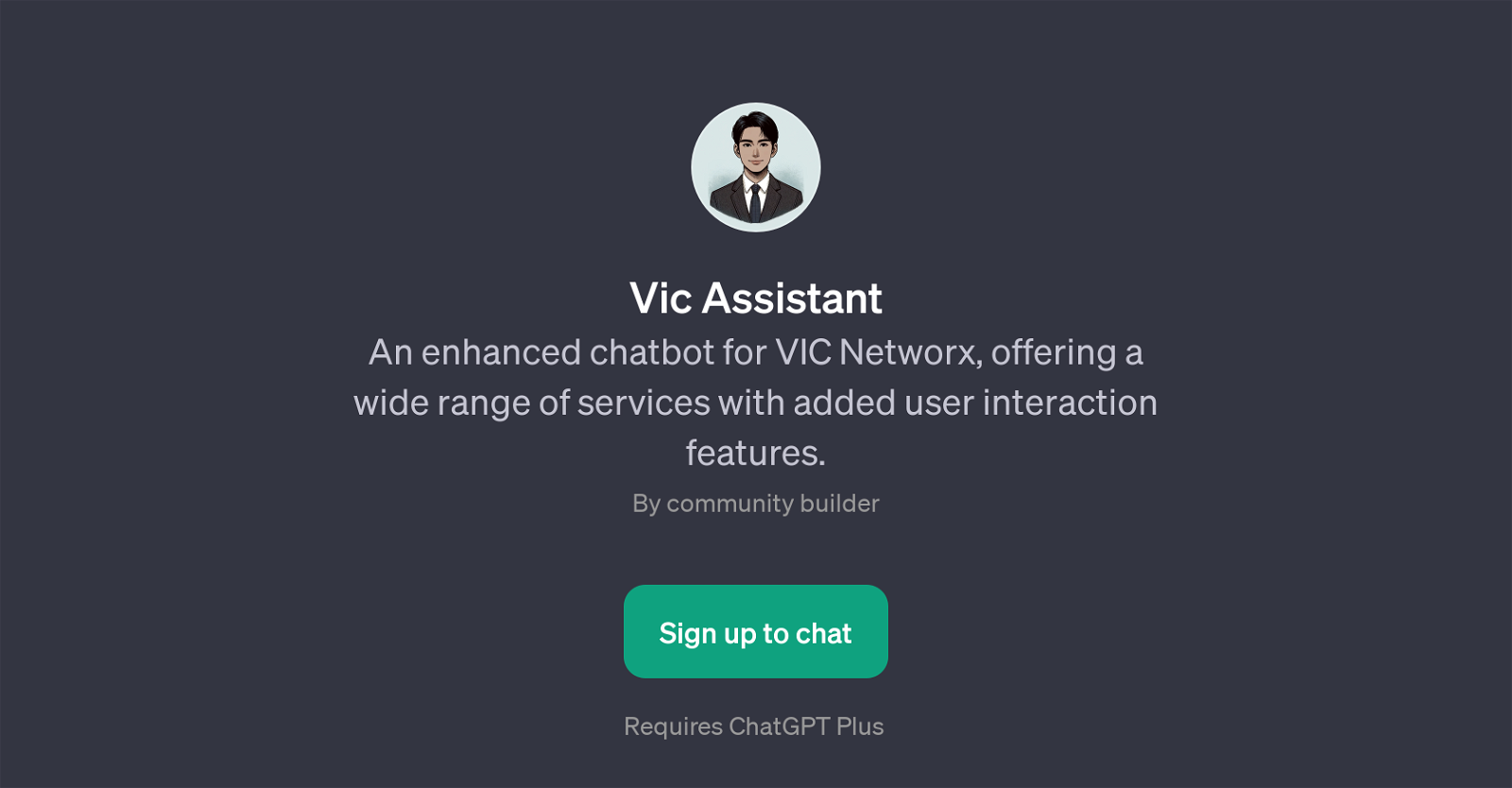 Vic Assistant website